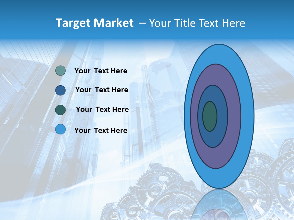 Machine Metallic Silhouette PowerPoint Template