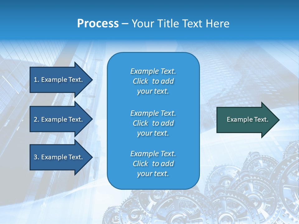 Machine Metallic Silhouette PowerPoint Template