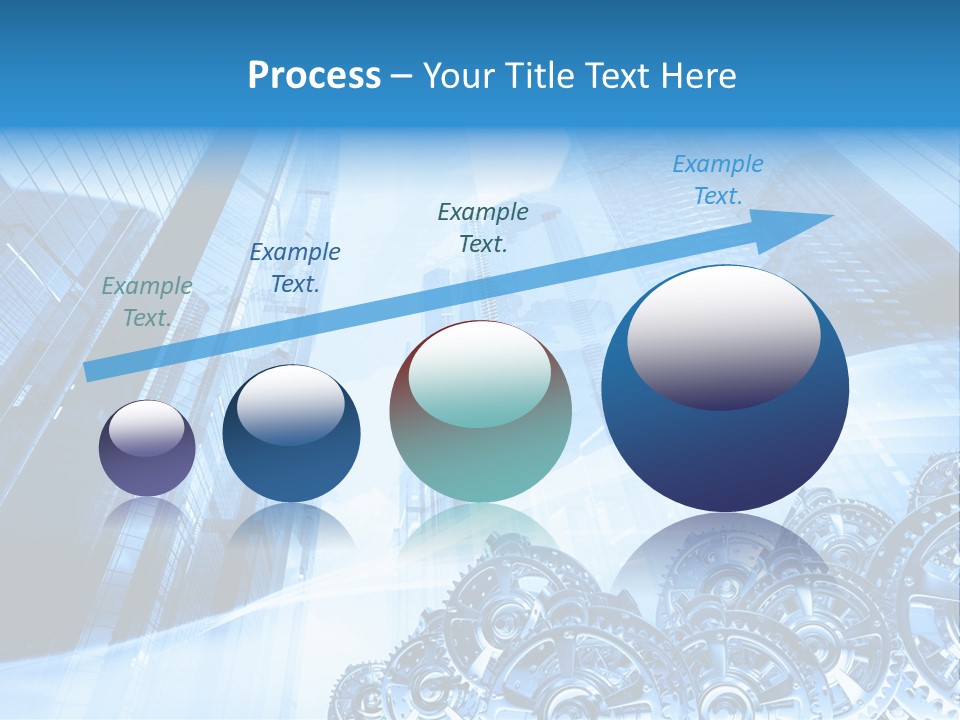 Machine Metallic Silhouette PowerPoint Template