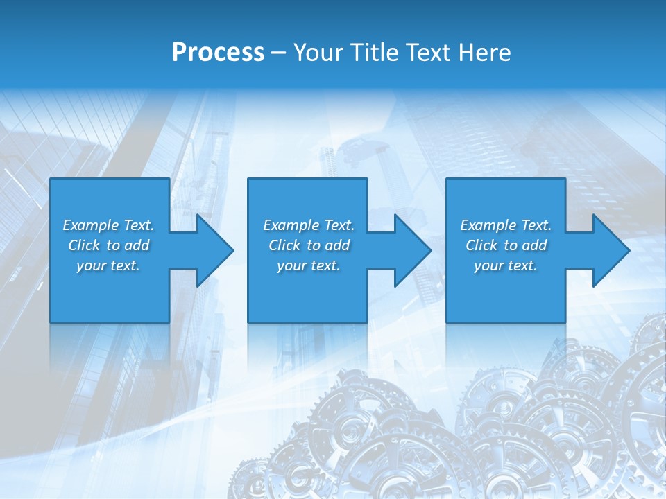 Machine Metallic Silhouette PowerPoint Template