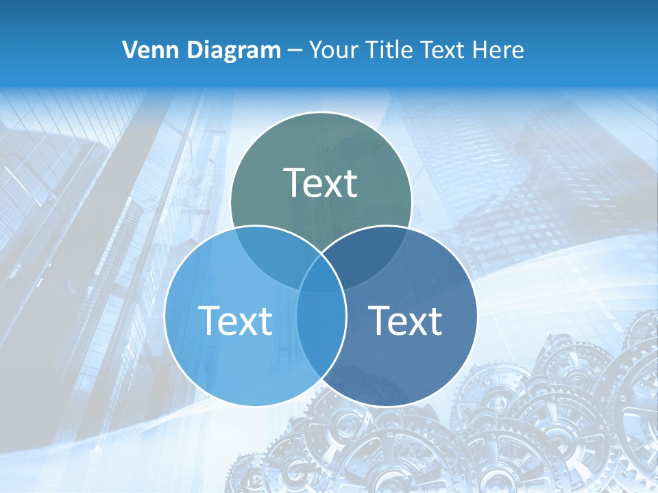 Machine Metallic Silhouette PowerPoint Template