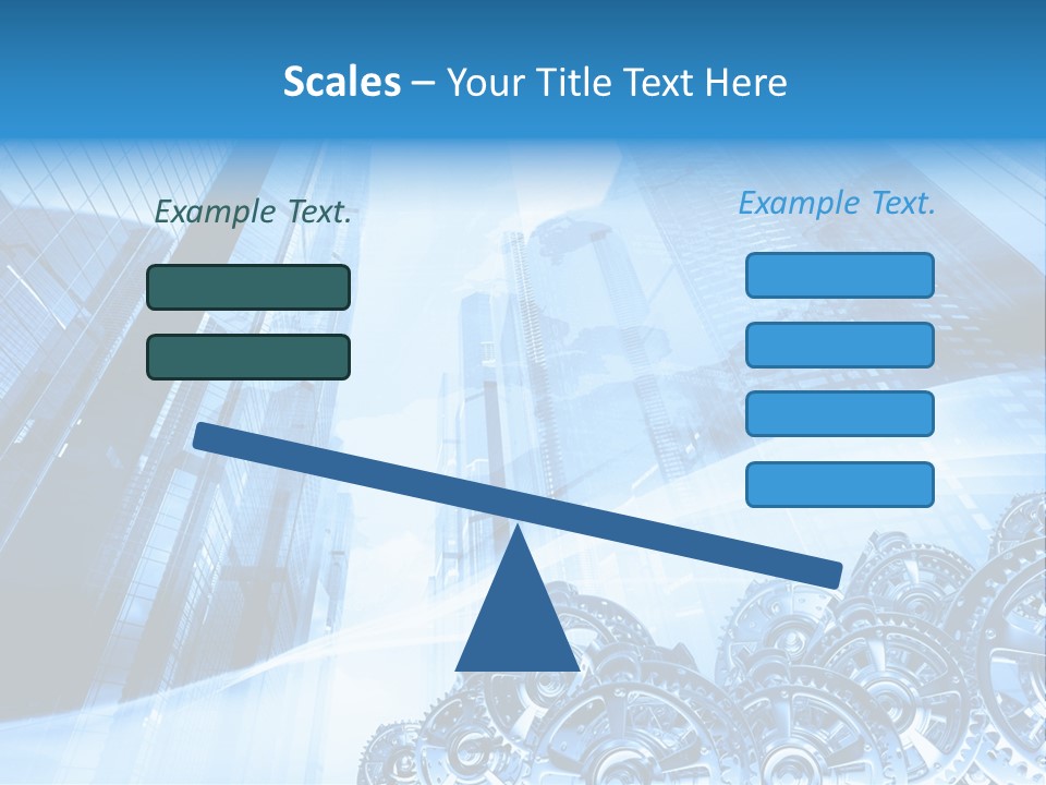 Machine Metallic Silhouette PowerPoint Template