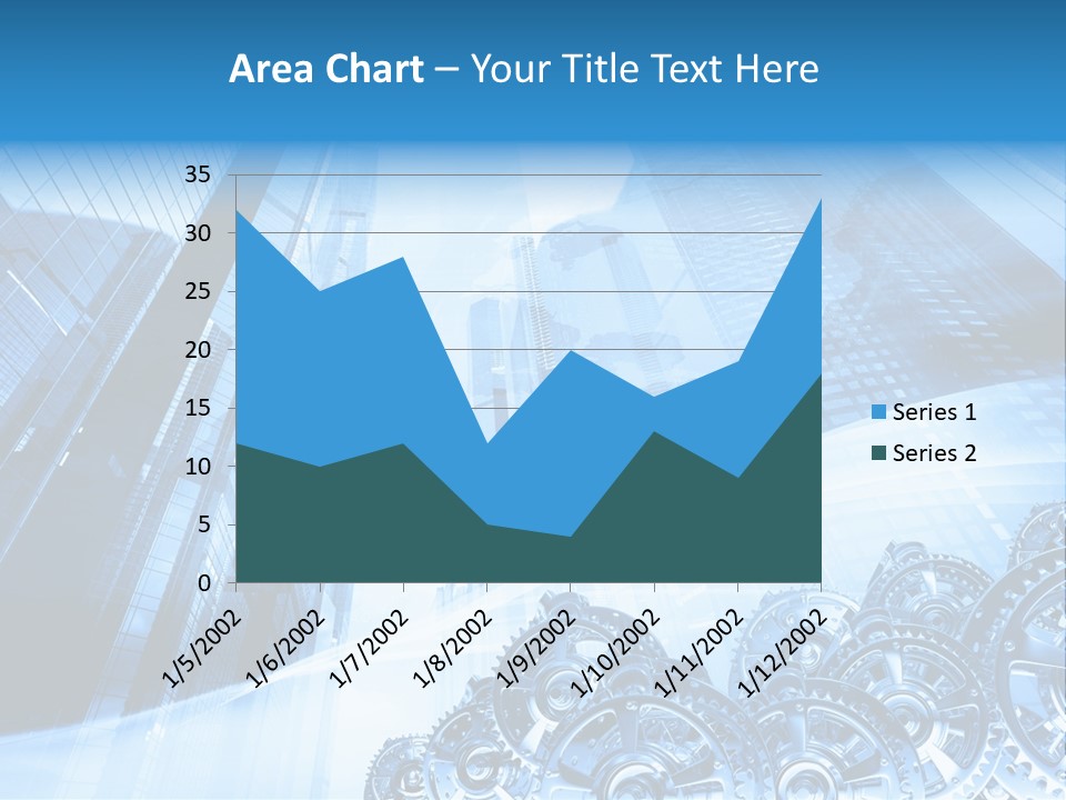 Machine Metallic Silhouette PowerPoint Template