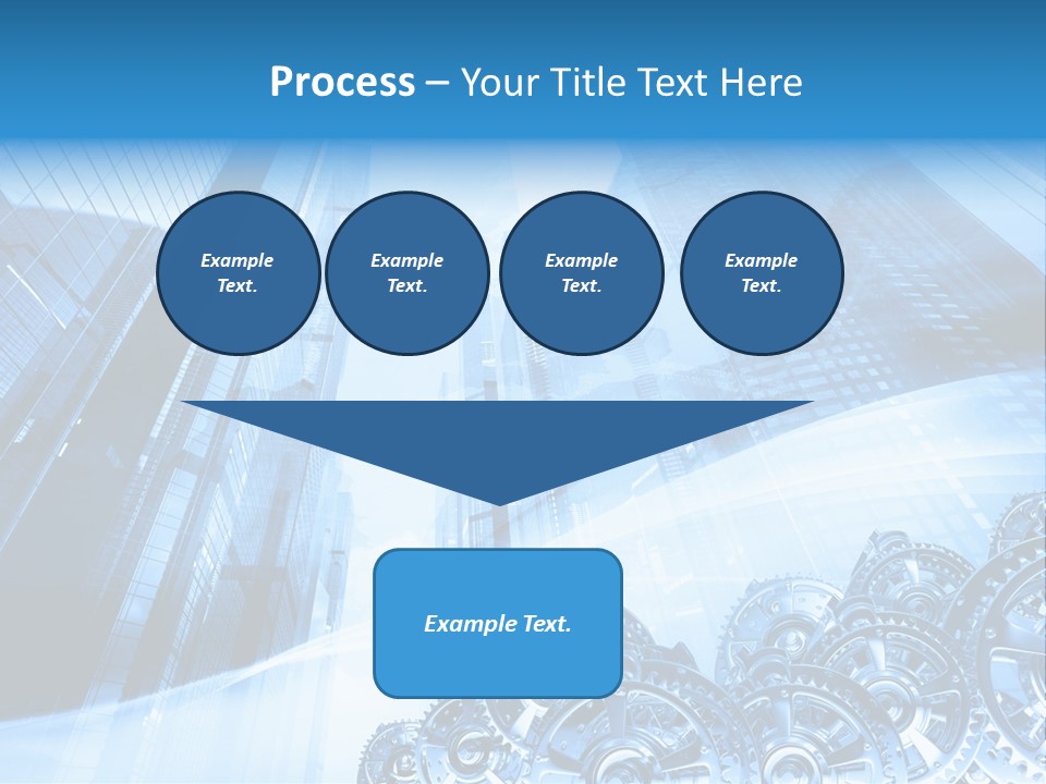 Machine Metallic Silhouette PowerPoint Template