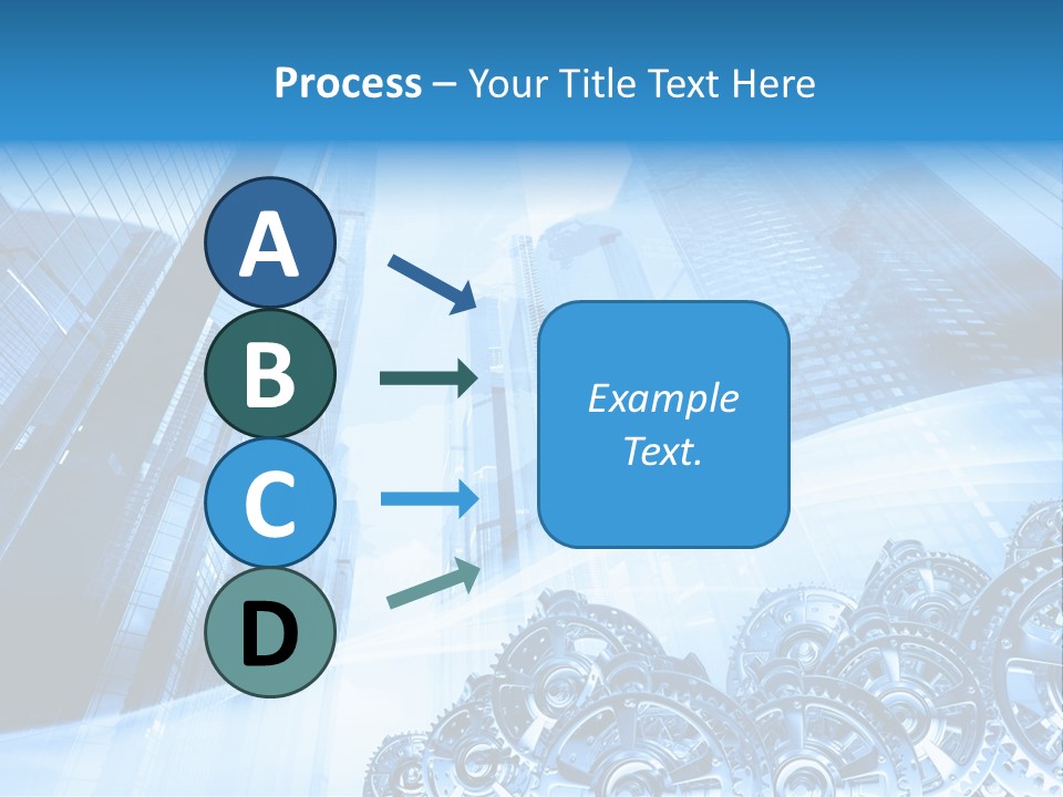 Machine Metallic Silhouette PowerPoint Template