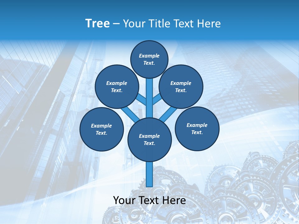 Machine Metallic Silhouette PowerPoint Template