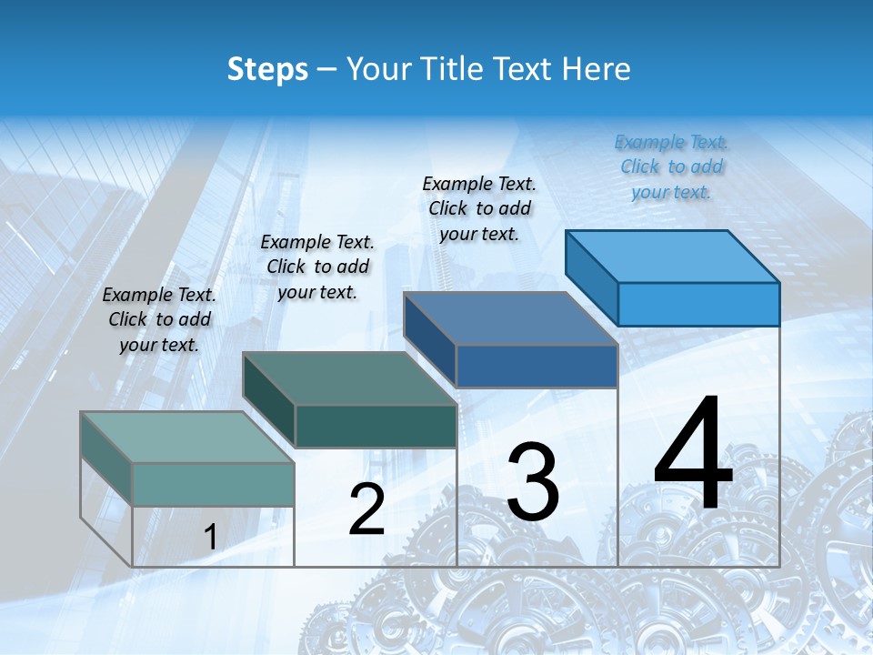 Machine Metallic Silhouette PowerPoint Template