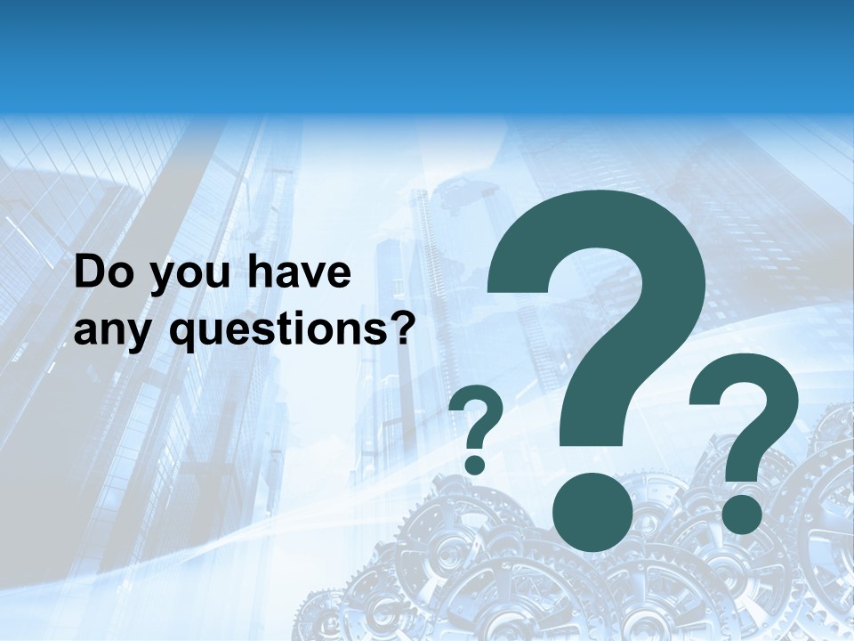 Machine Metallic Silhouette PowerPoint Template