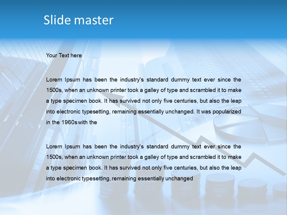 Colour Arrow Area PowerPoint Template