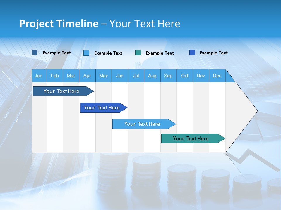 Colour Arrow Area PowerPoint Template