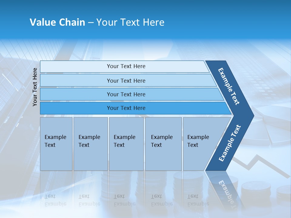 Colour Arrow Area PowerPoint Template