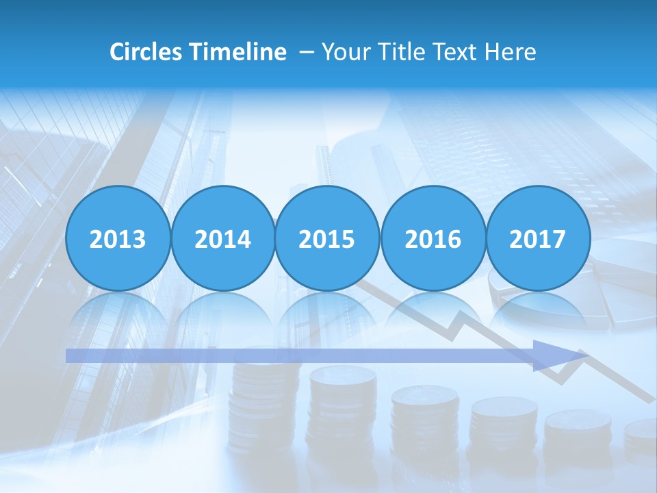 Colour Arrow Area PowerPoint Template