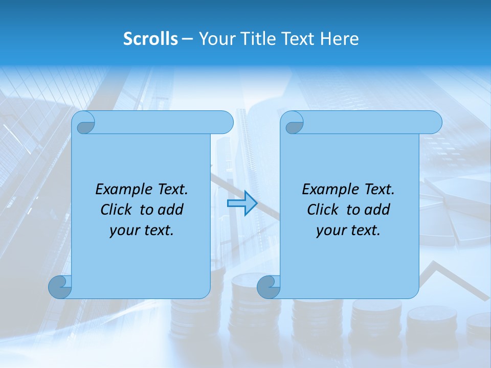Colour Arrow Area PowerPoint Template