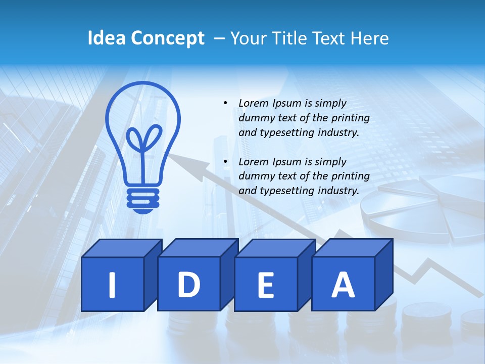 Colour Arrow Area PowerPoint Template