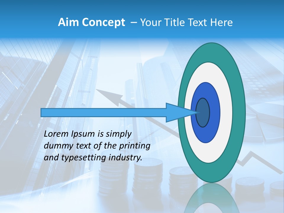 Colour Arrow Area PowerPoint Template