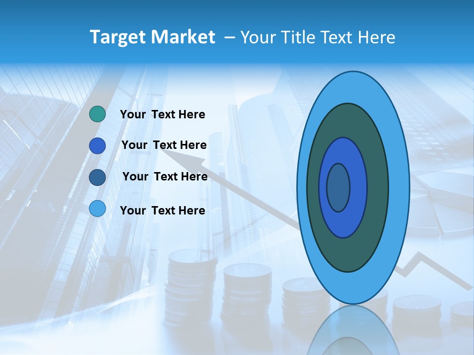 Colour Arrow Area PowerPoint Template