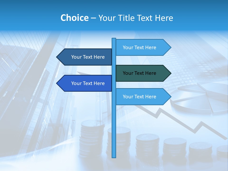 Colour Arrow Area PowerPoint Template