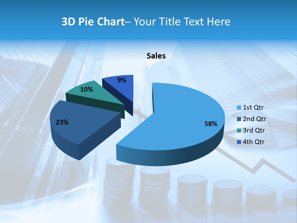 Colour Arrow Area PowerPoint Template