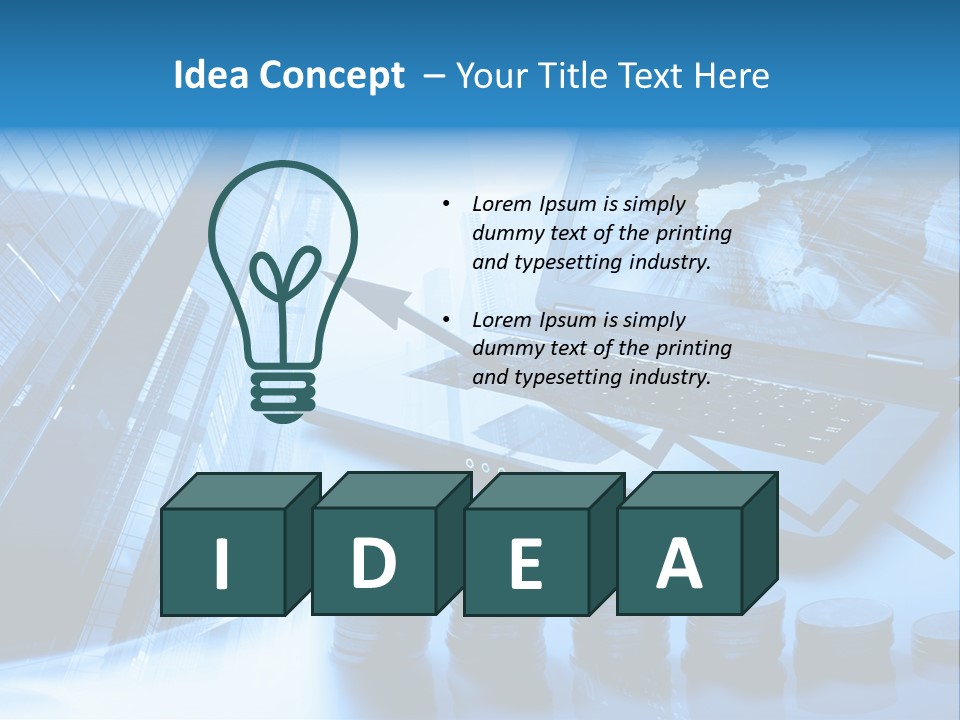 Business Success Center PowerPoint Template