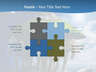 Astrology Animals Moon PowerPoint Template