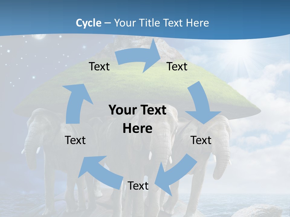Astrology Animals Moon PowerPoint Template