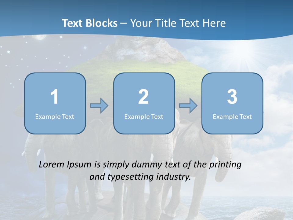 Astrology Animals Moon PowerPoint Template