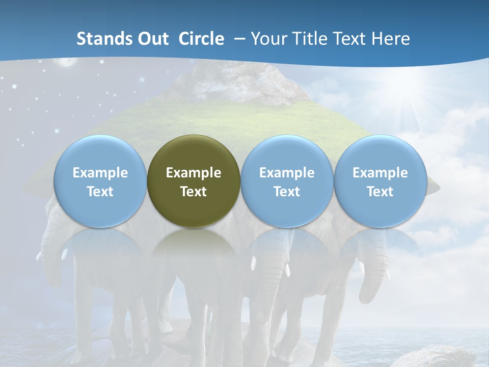 Astrology Animals Moon PowerPoint Template