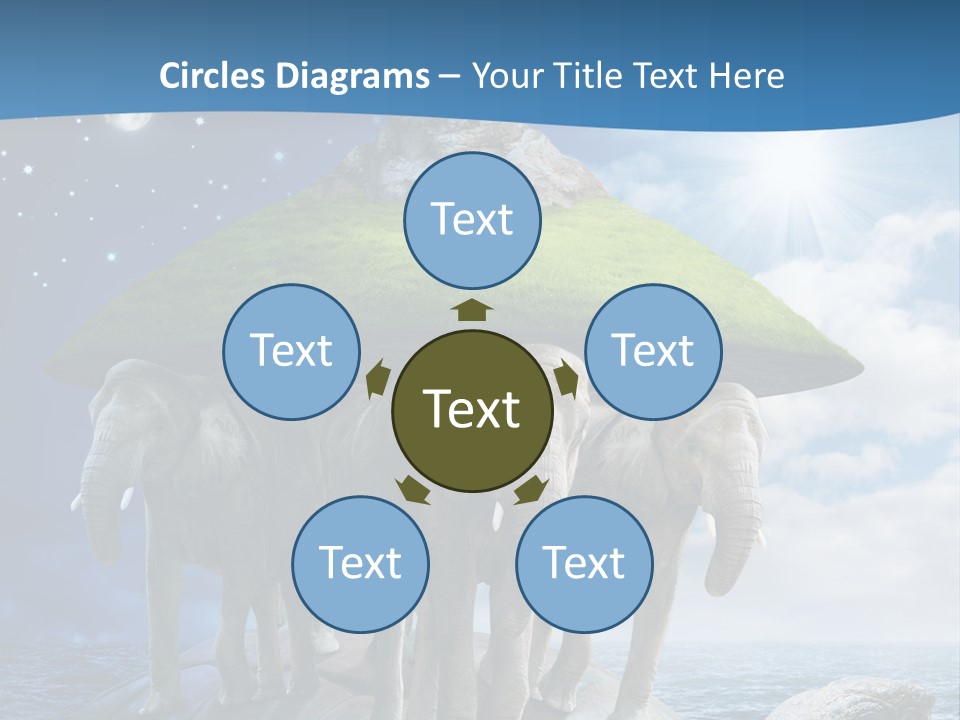 Astrology Animals Moon PowerPoint Template