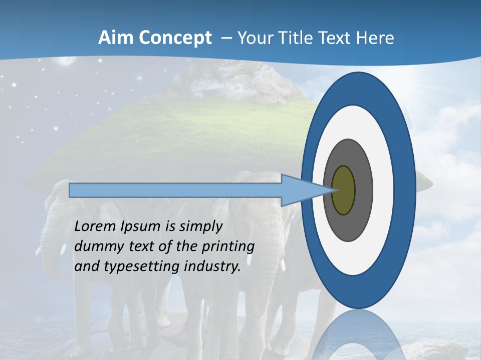 Astrology Animals Moon PowerPoint Template