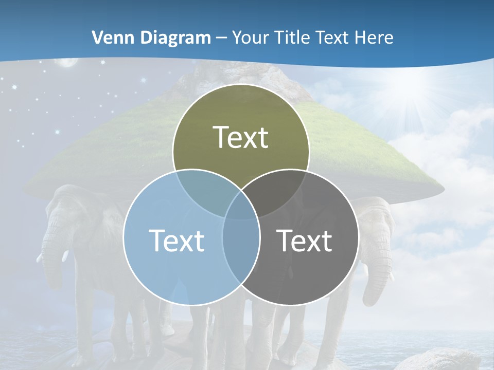 Astrology Animals Moon PowerPoint Template