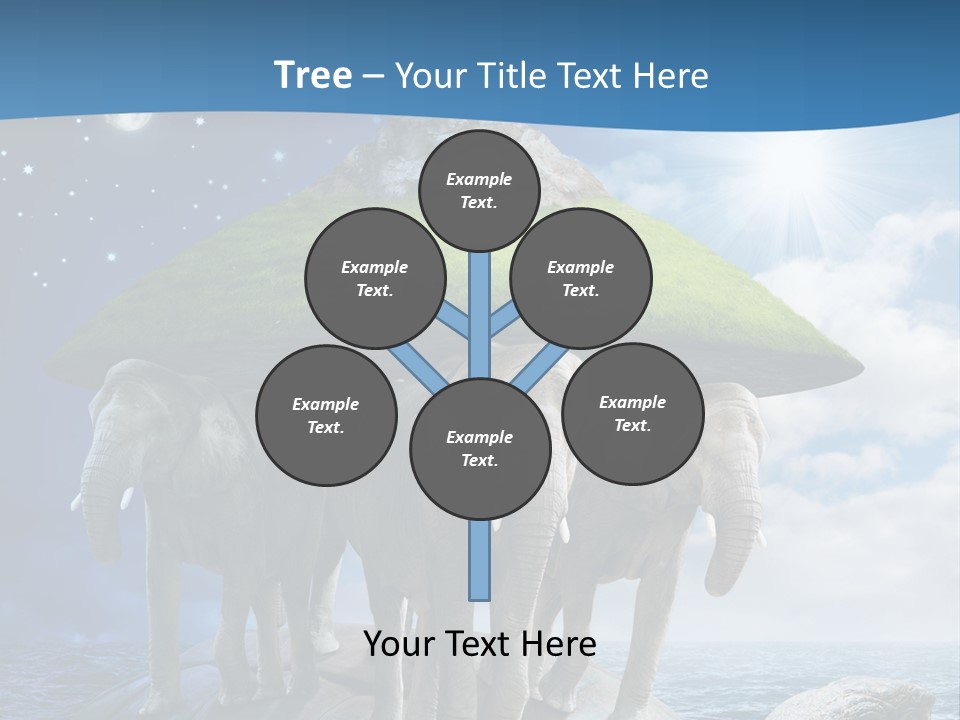 Astrology Animals Moon PowerPoint Template