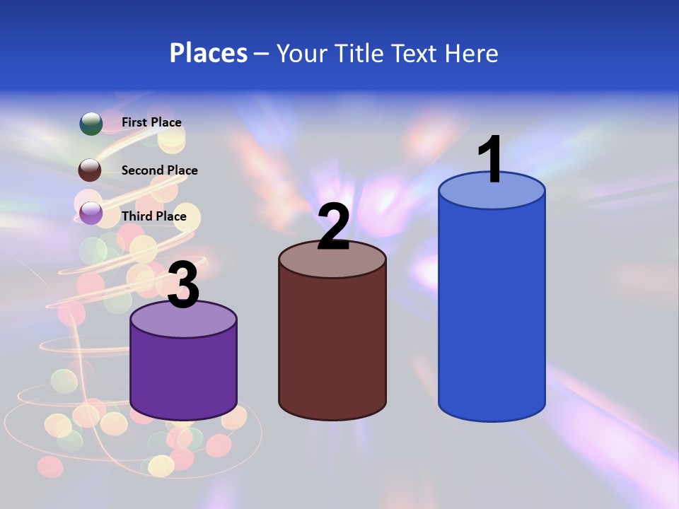 Christmas Card Home Sparkle PowerPoint Template