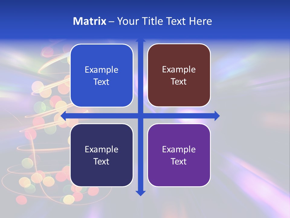 Christmas Card Home Sparkle PowerPoint Template