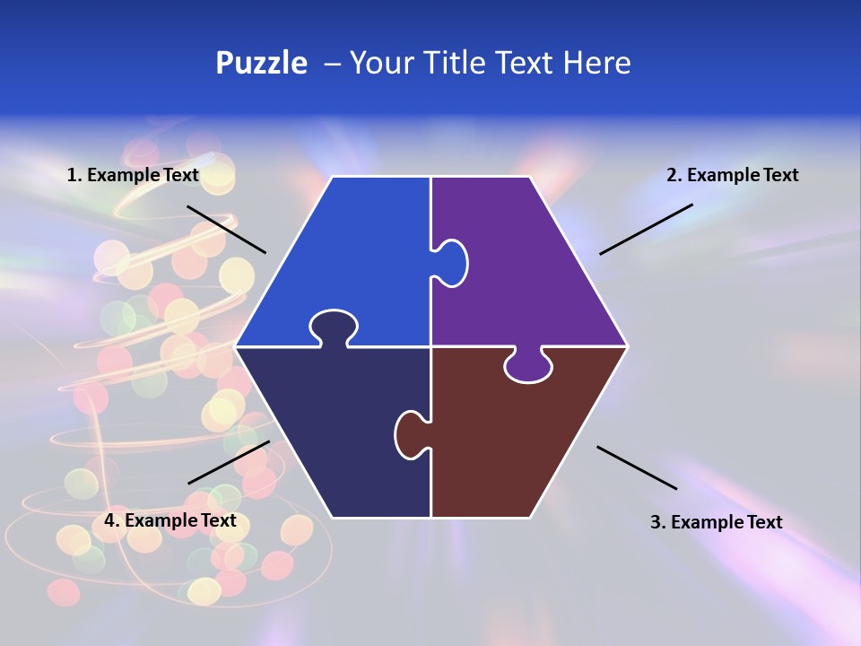 Christmas Card Home Sparkle PowerPoint Template