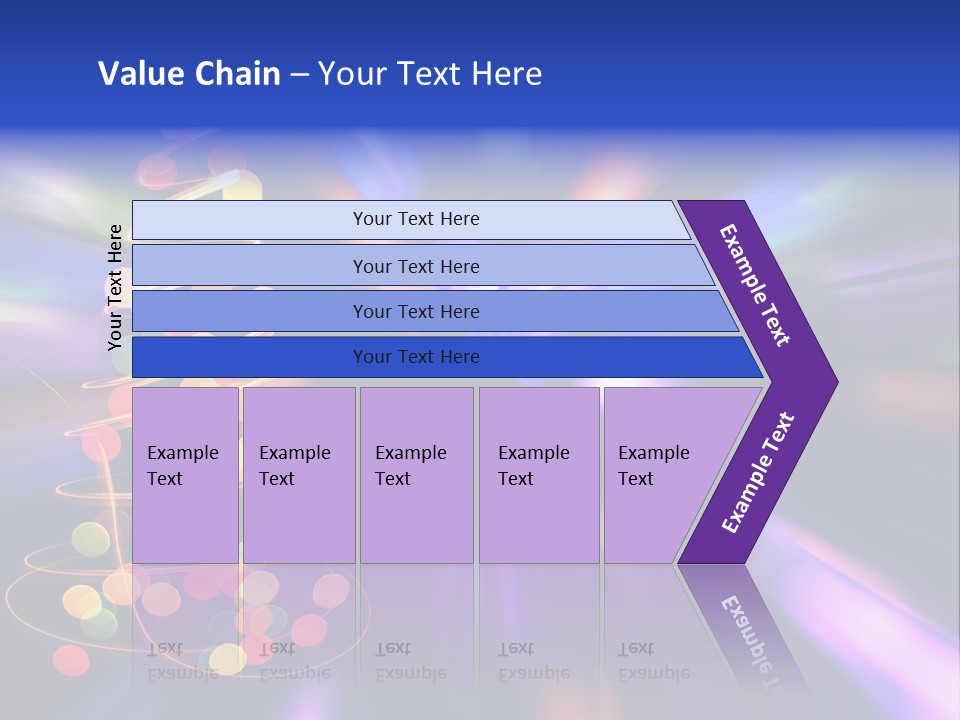 Christmas Card Home Sparkle PowerPoint Template