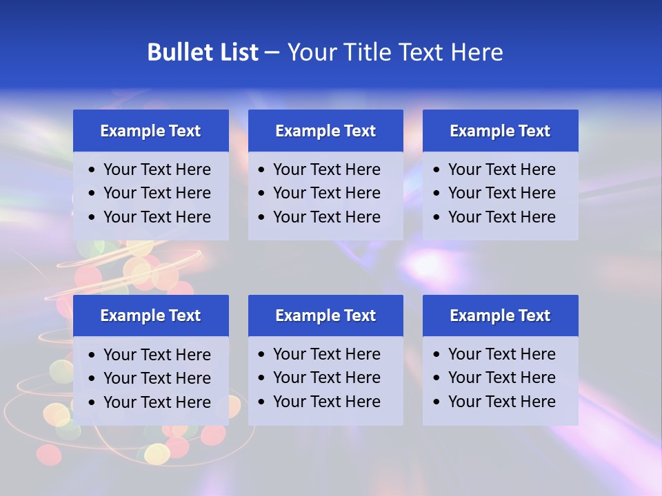 Christmas Card Home Sparkle PowerPoint Template