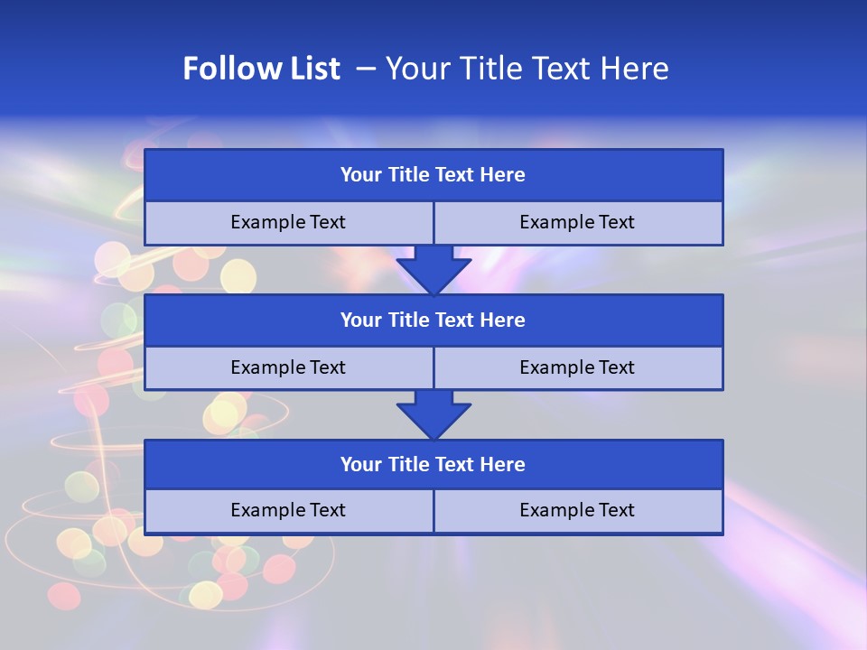 Christmas Card Home Sparkle PowerPoint Template