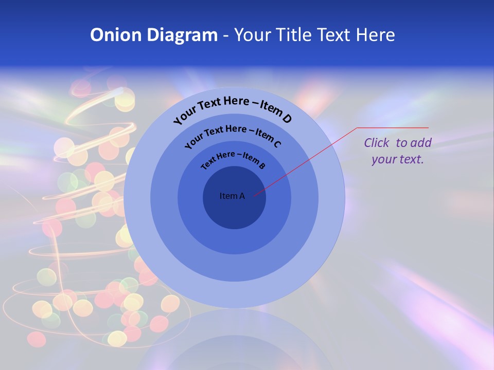 Christmas Card Home Sparkle PowerPoint Template