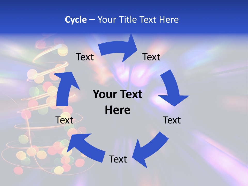 Christmas Card Home Sparkle PowerPoint Template