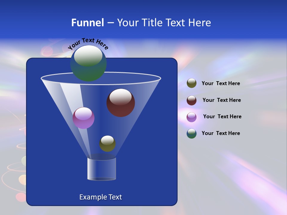 Christmas Card Home Sparkle PowerPoint Template