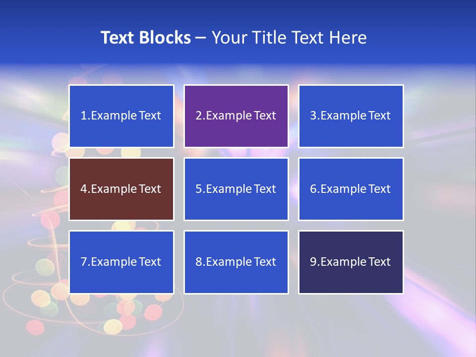 Christmas Card Home Sparkle PowerPoint Template