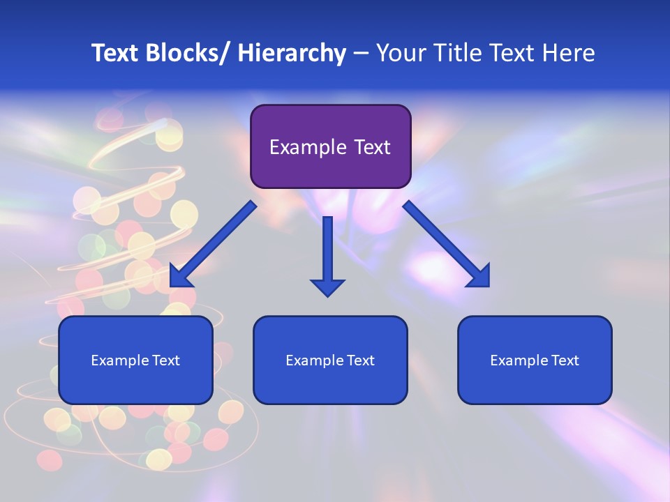 Christmas Card Home Sparkle PowerPoint Template