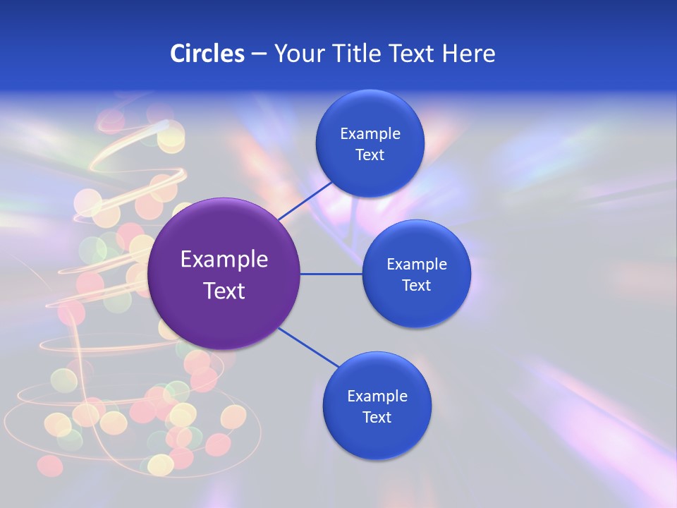 Christmas Card Home Sparkle PowerPoint Template