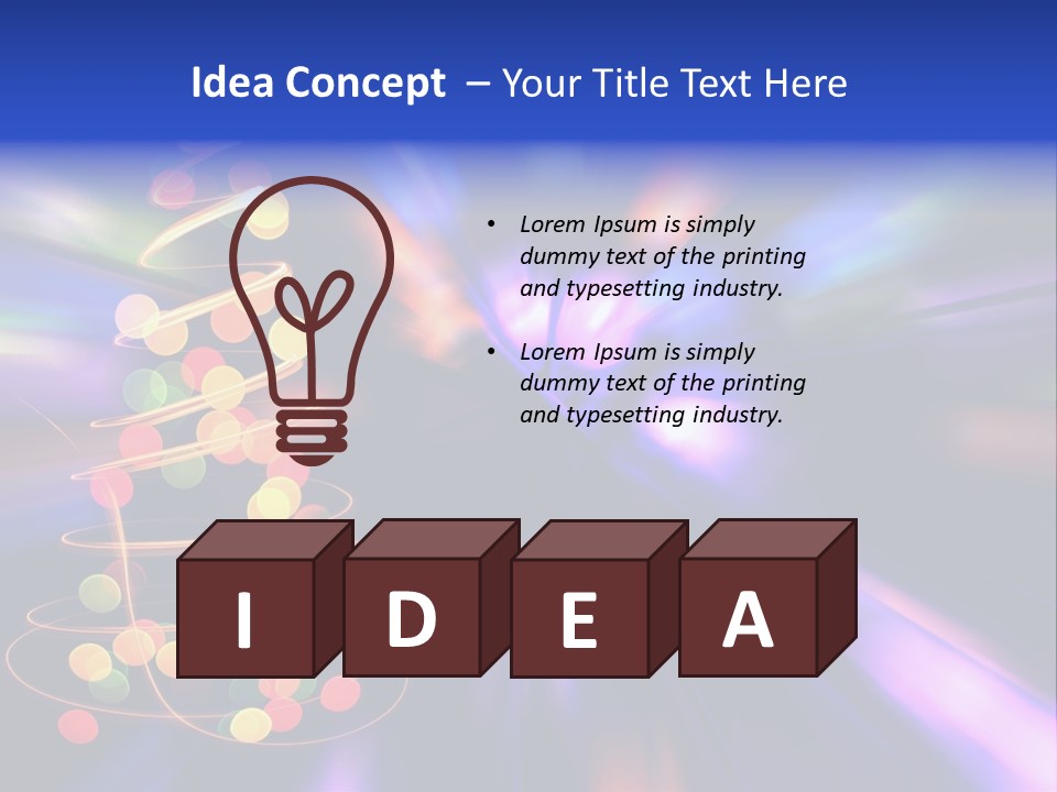 Christmas Card Home Sparkle PowerPoint Template