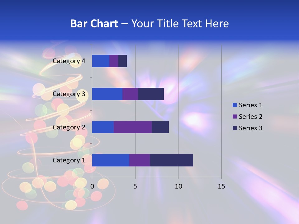 Christmas Card Home Sparkle PowerPoint Template