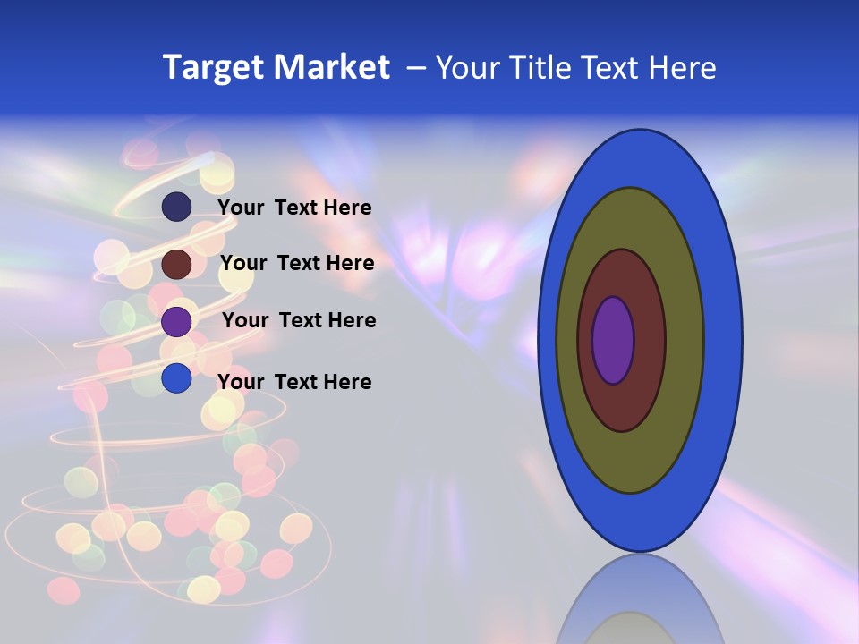 Christmas Card Home Sparkle PowerPoint Template