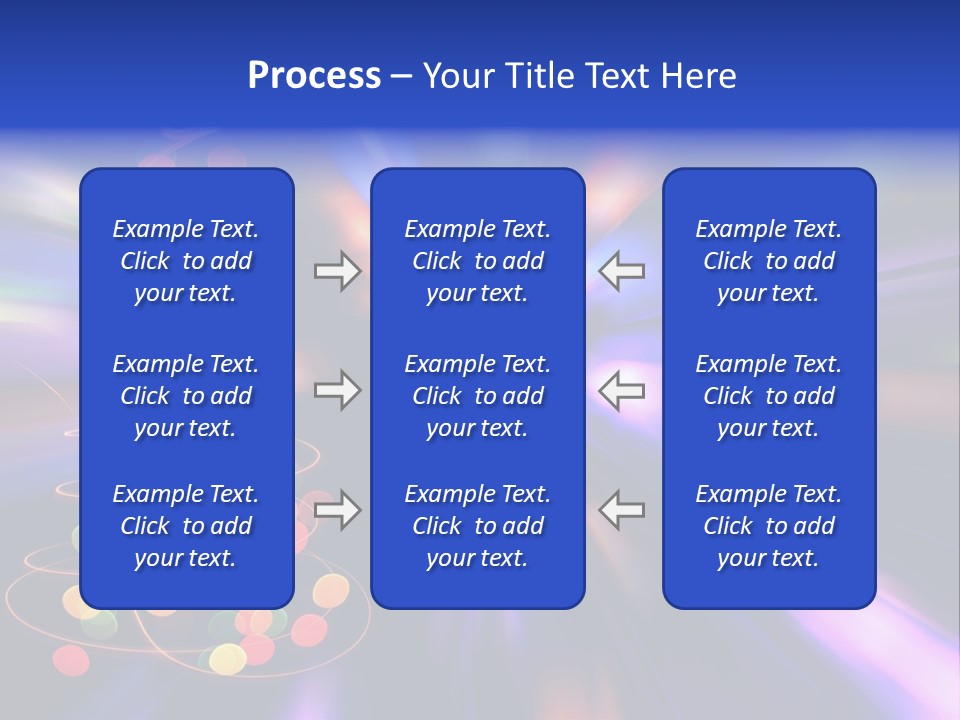 Christmas Card Home Sparkle PowerPoint Template