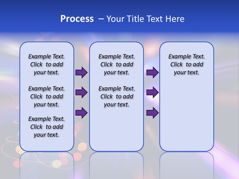 Christmas Card Home Sparkle PowerPoint Template
