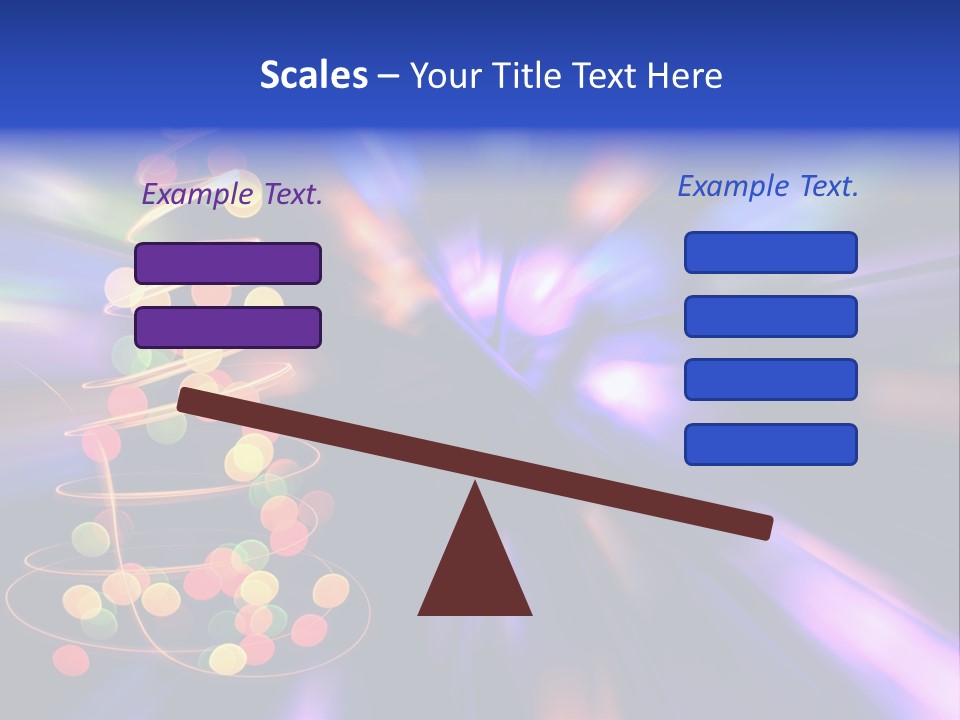 Christmas Card Home Sparkle PowerPoint Template