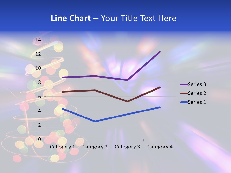 Christmas Card Home Sparkle PowerPoint Template
